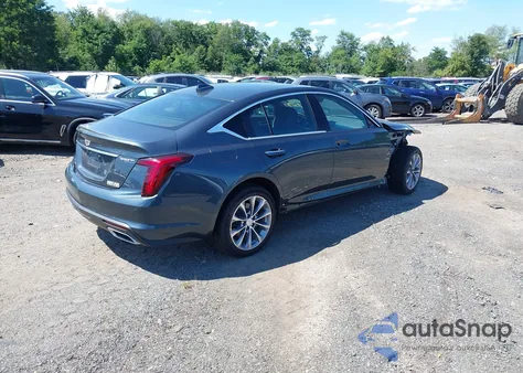 2022 Cadillac Ct5 Premium Luxury из США, поврежденный, VIN 1G6DT5RK5N0132109
